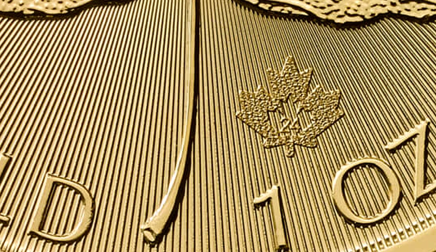 Royal Canadian Mint Bullion DNA authentication mark
