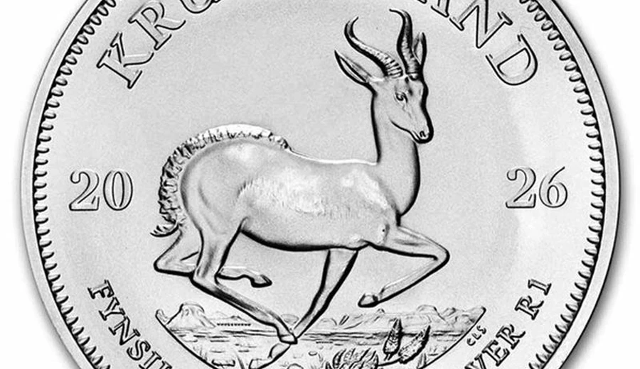 Springbok reverse on a Silver Krugerrand