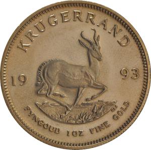 1993 1oz Gold Krugerrand Bullion Coin