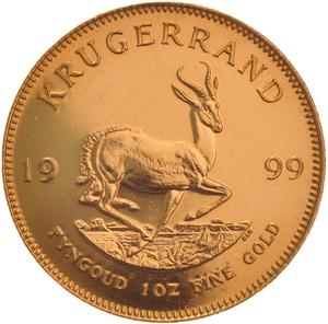 1999 1oz Gold Krugerrand Bullion Coin