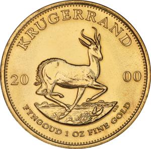 2000 1oz Gold Krugerrand Bullion Coin