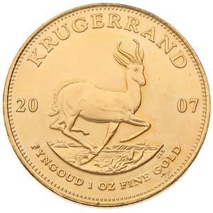 2007 1oz Gold Krugerrand Bullion Coin
