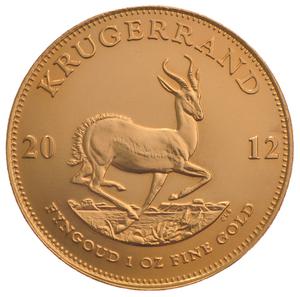 2012 1oz Gold Krugerrand Bullion Coin