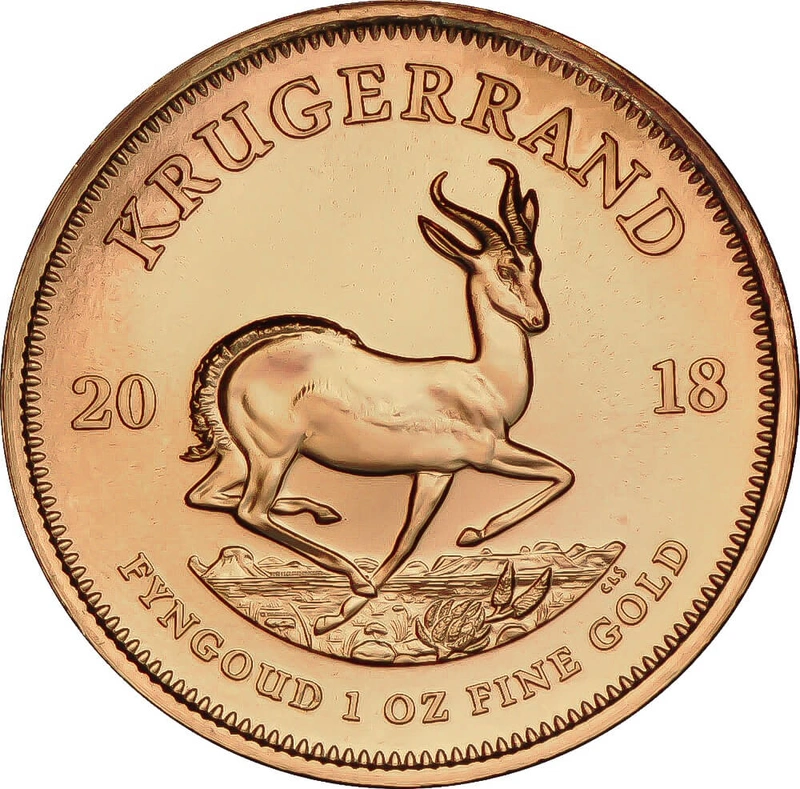 2018 1oz Gold Krugerrand Bullion Coin
