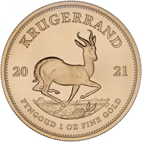 2021 1oz Gold Krugerrand Bullion Coin