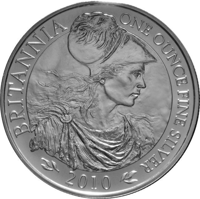 2010 1oz Silver Britannia Bullion Coin