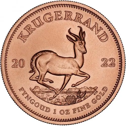 2022 1oz Gold Krugerrand Bullion Coin