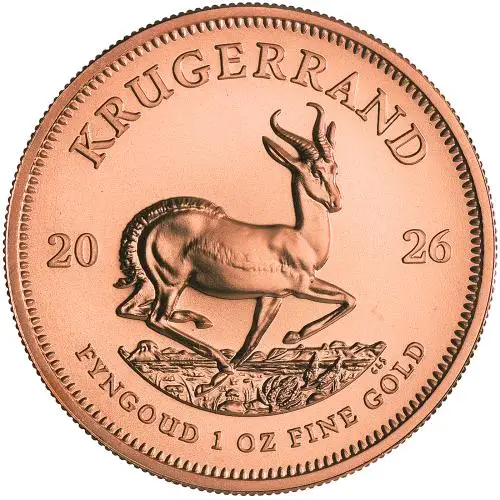 2026 1oz Gold Krugerrand Bullion Coin