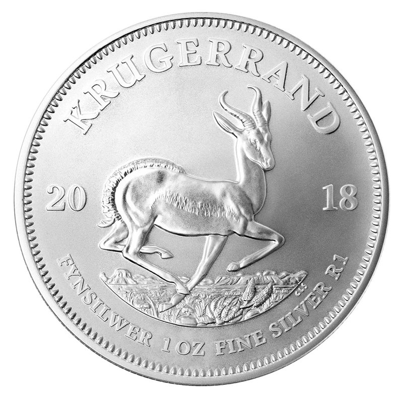 2018 1oz Silver Krugerrand Bullion Coin