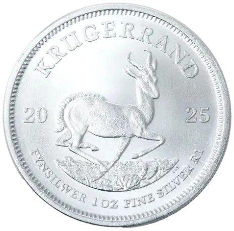2025 1oz Silver Krugerrand Bullion Coin