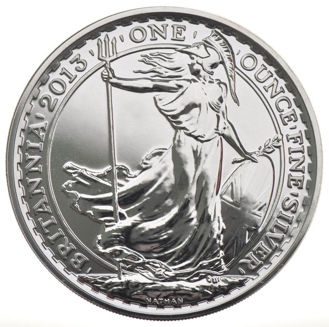 2013 1oz Silver Britannia Bullion Coin