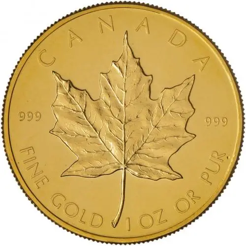 1979 1oz Gold Maple Leaf Bullion Coin