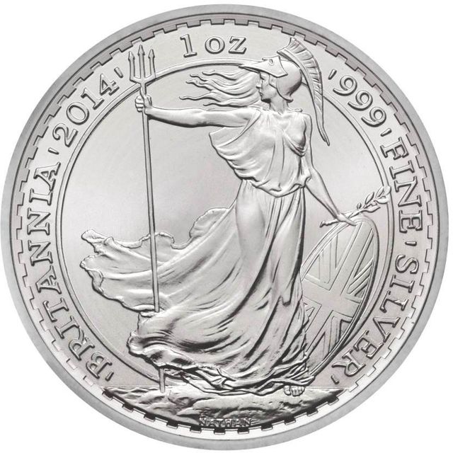 2014 1oz Silver Britannia Bullion Coin