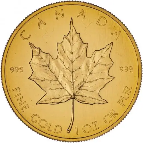 1981 1oz Gold Maple Leaf Bullion Coin