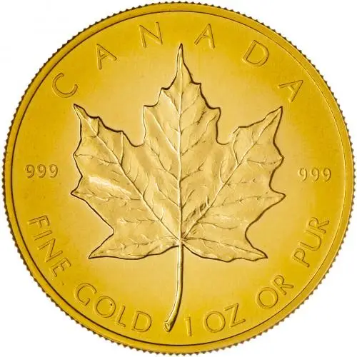 1982 1oz Gold Maple Leaf Bullion Coin