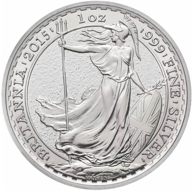 2015 1oz Silver Britannia Bullion Coin