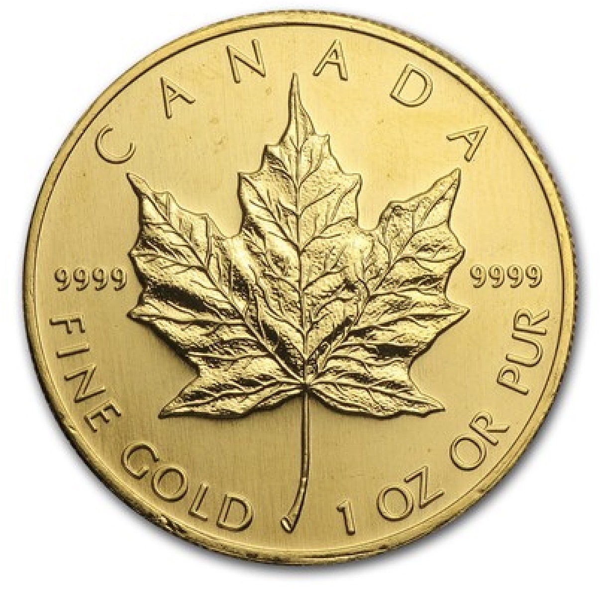 1994 1oz Gold Maple Leaf Bullion Coin