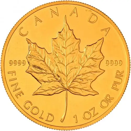 1995 1oz Gold Maple Leaf Bullion Coin