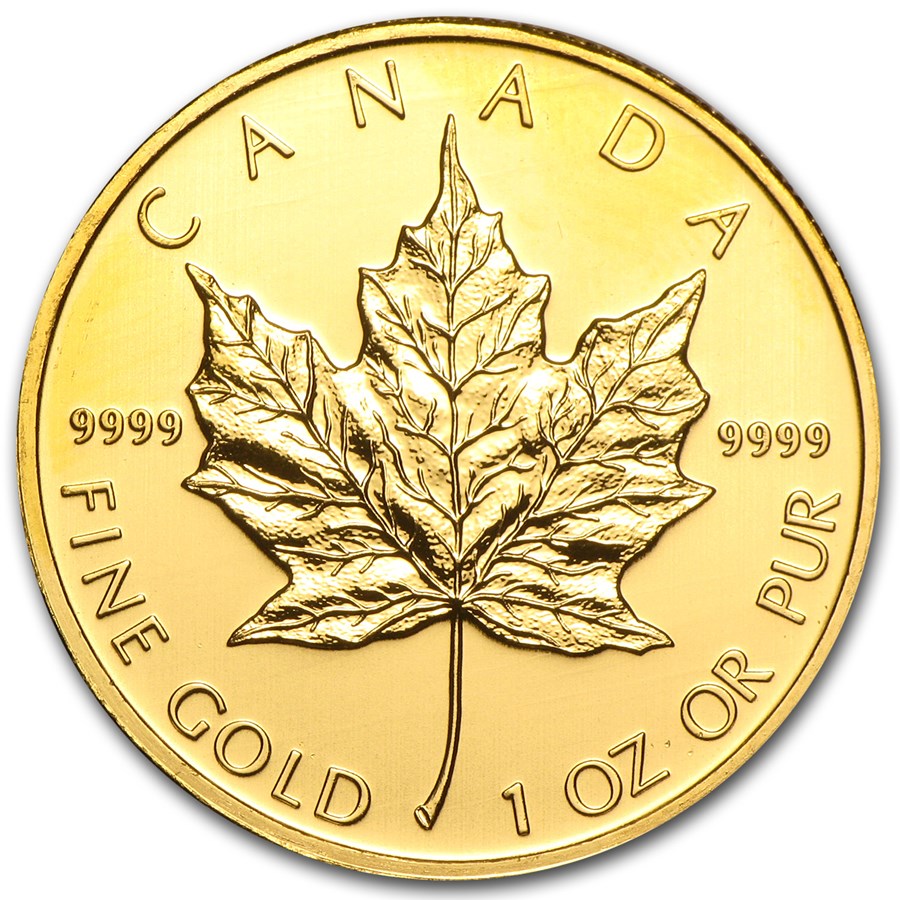 2003 1oz Gold Maple Leaf Bullion Coin
