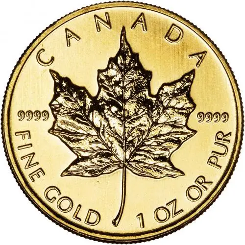 2009 1oz Gold Maple Leaf Bullion Coin