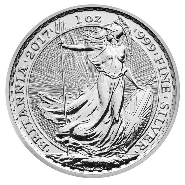 2017 1oz Silver Britannia Bullion Coin