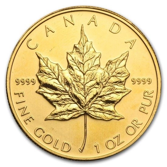 2011 1oz Gold Maple Leaf Bullion Coin