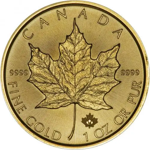 2015 1oz Gold Maple Leaf Bullion Coin