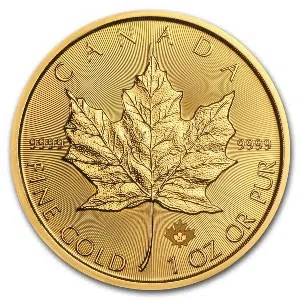 2016 1oz Gold Maple Leaf Bullion Coin