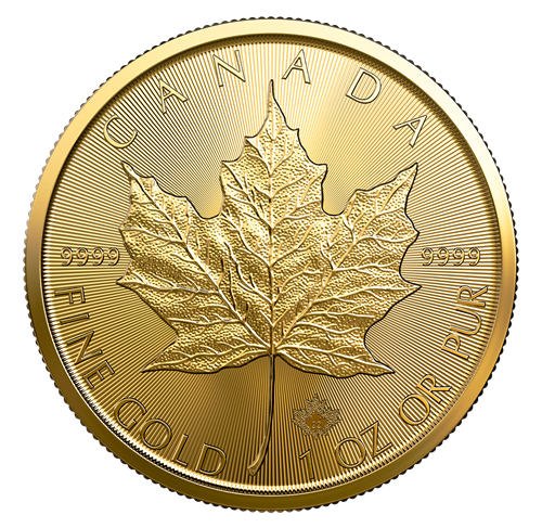 2022 1oz Gold Maple Leaf Bullion Coin