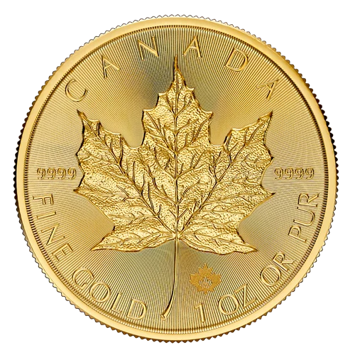 2025 1oz Gold Maple Leaf Bullion Coin