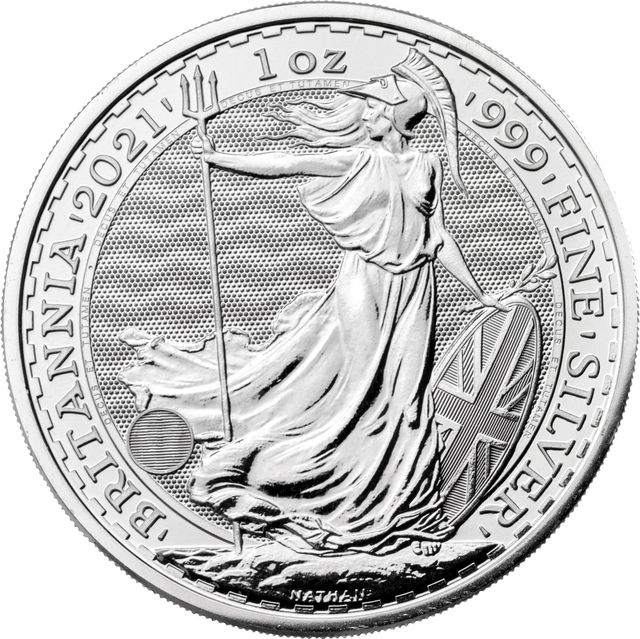 2021 1oz Silver Britannia Bullion Coin