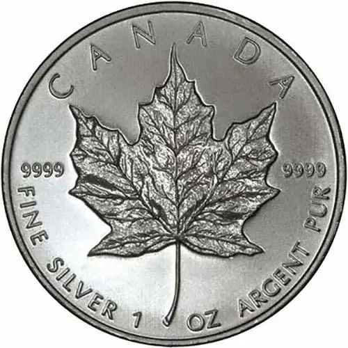 2010 1oz Silver Maple Leaf Bullion Coin