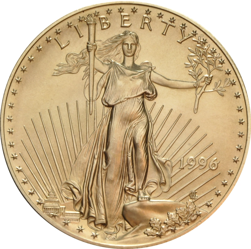 1996 1oz Gold American Eagle Bullion Coin
