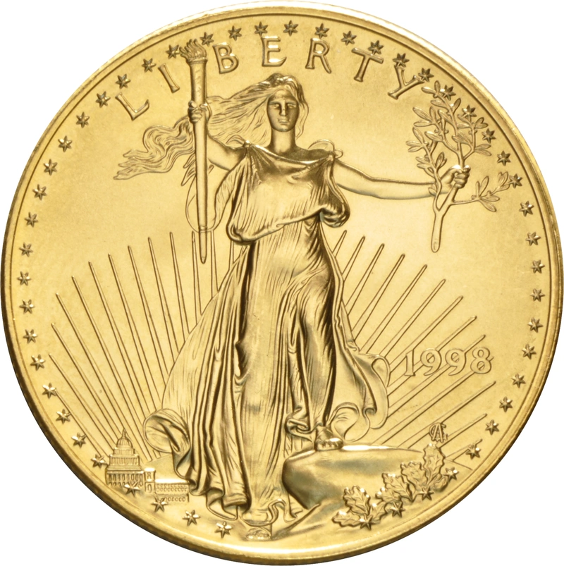 1998 1oz Gold American Eagle Bullion Coin