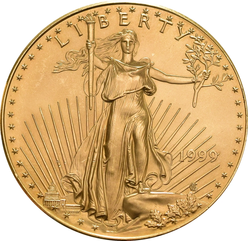 1999 1oz Gold American Eagle Bullion Coin