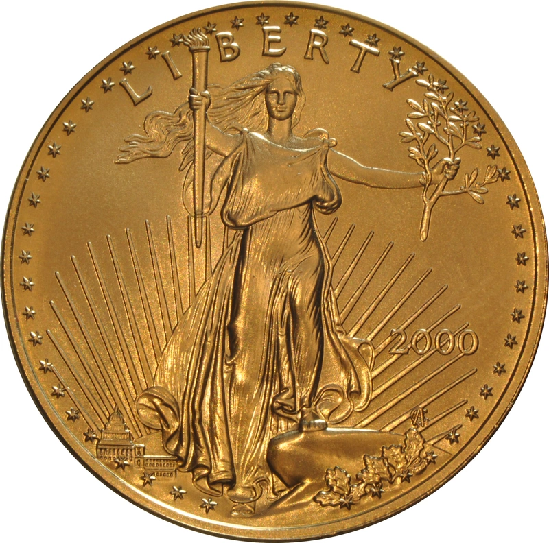 2000 1oz Gold American Eagle Bullion Coin