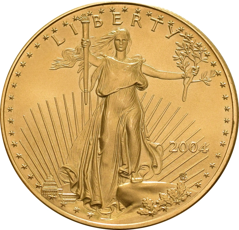2004 1oz Gold American Eagle Bullion Coin