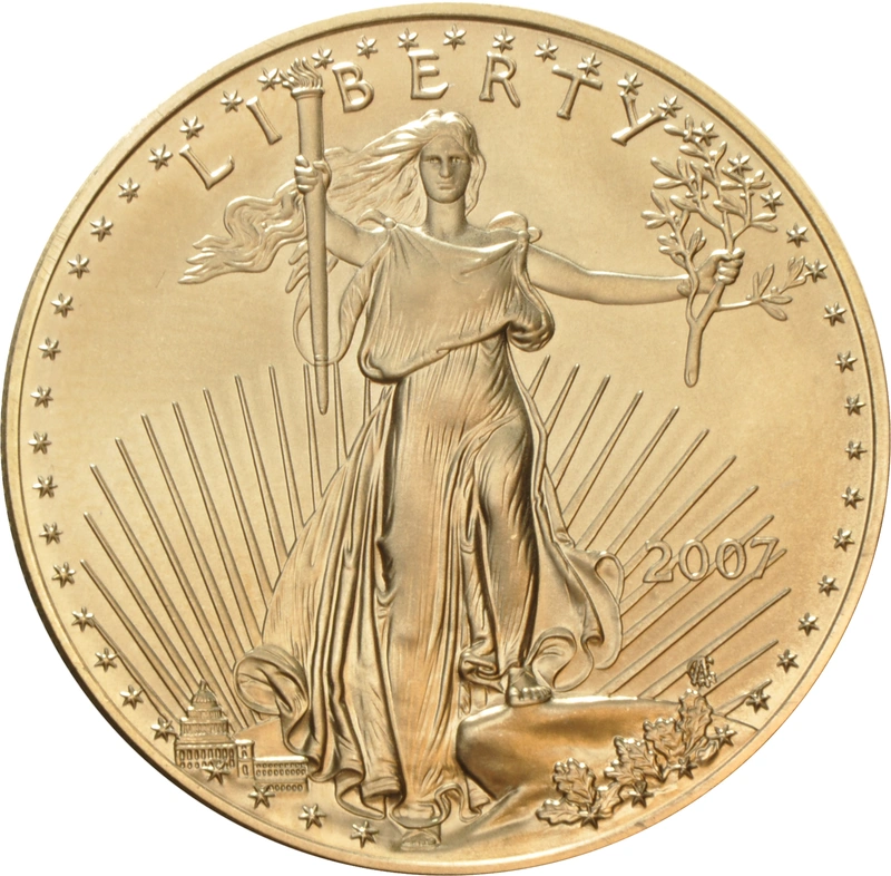 2007 1oz Gold American Eagle Bullion Coin
