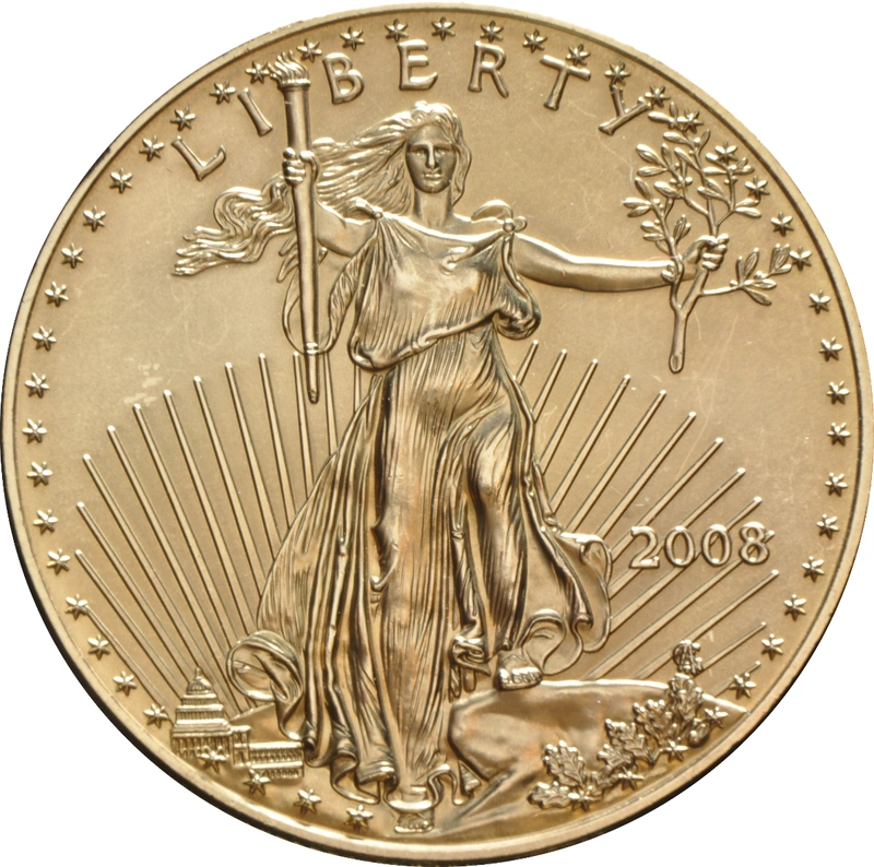 2008 1oz Gold American Eagle Bullion Coin