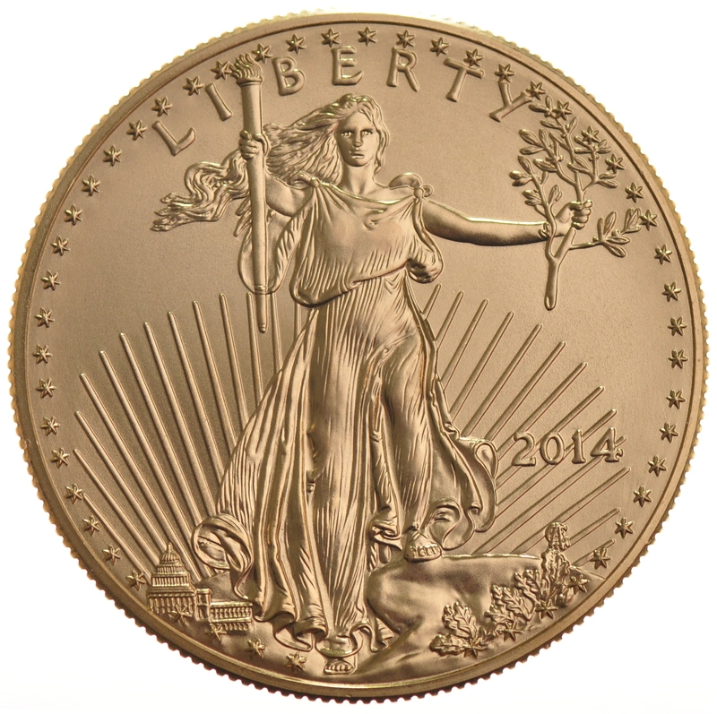 2014 1oz Gold American Eagle Bullion Coin