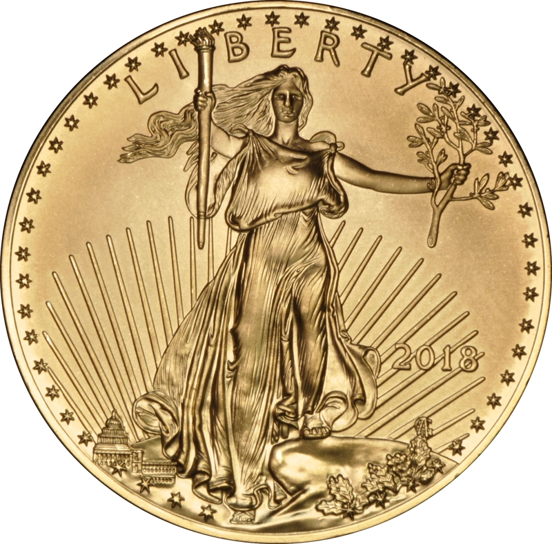 2018 1oz Gold American Eagle Bullion Coin