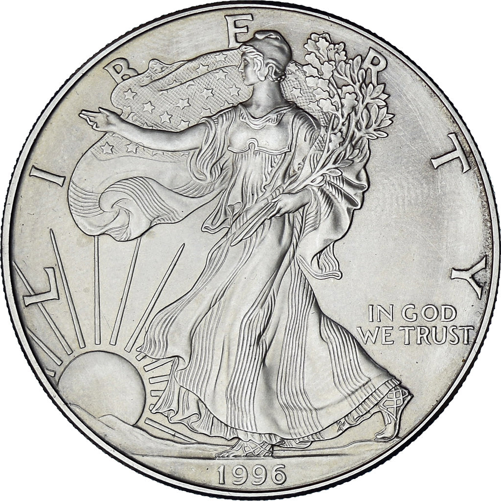 1996 1oz Silver American Eagle Bullion Coin