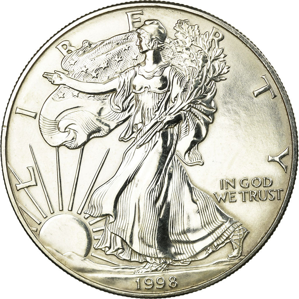 1998 1oz Silver American Eagle Bullion Coin
