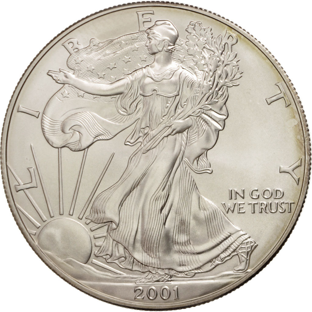 2001 1oz Silver American Eagle Bullion Coin