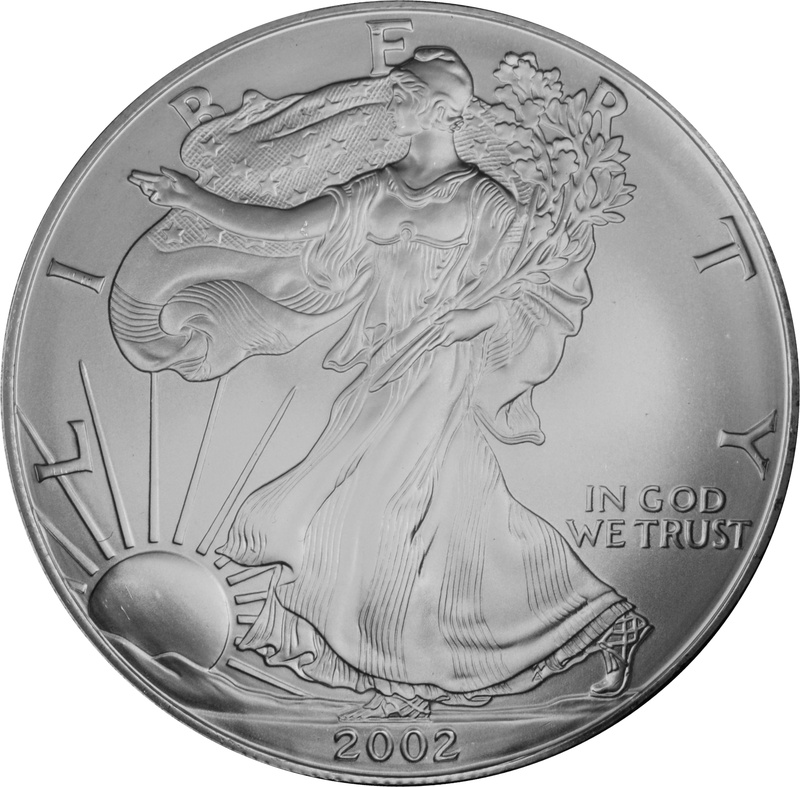 2002 1oz Silver American Eagle Bullion Coin
