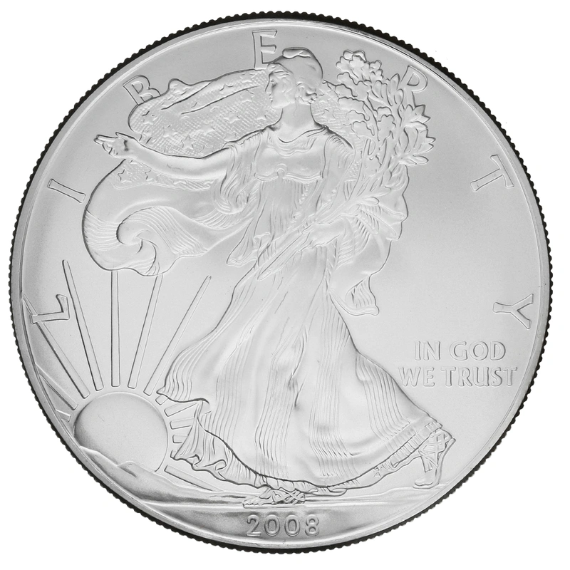 2008 1oz Silver American Eagle Bullion Coin