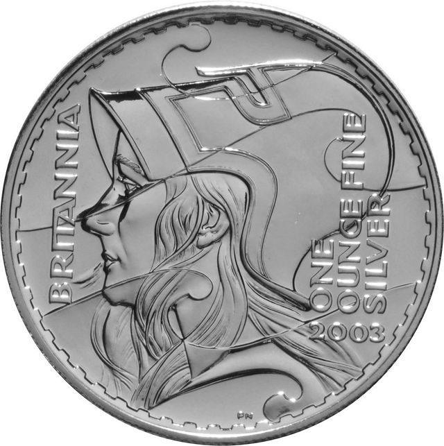 2003 1oz Silver Britannia Bullion Coin