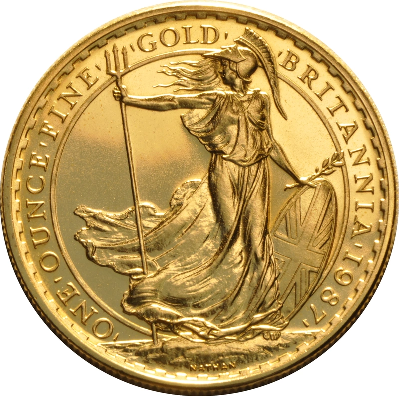 1987 1oz Gold Britannia Bullion Coin - 22ct