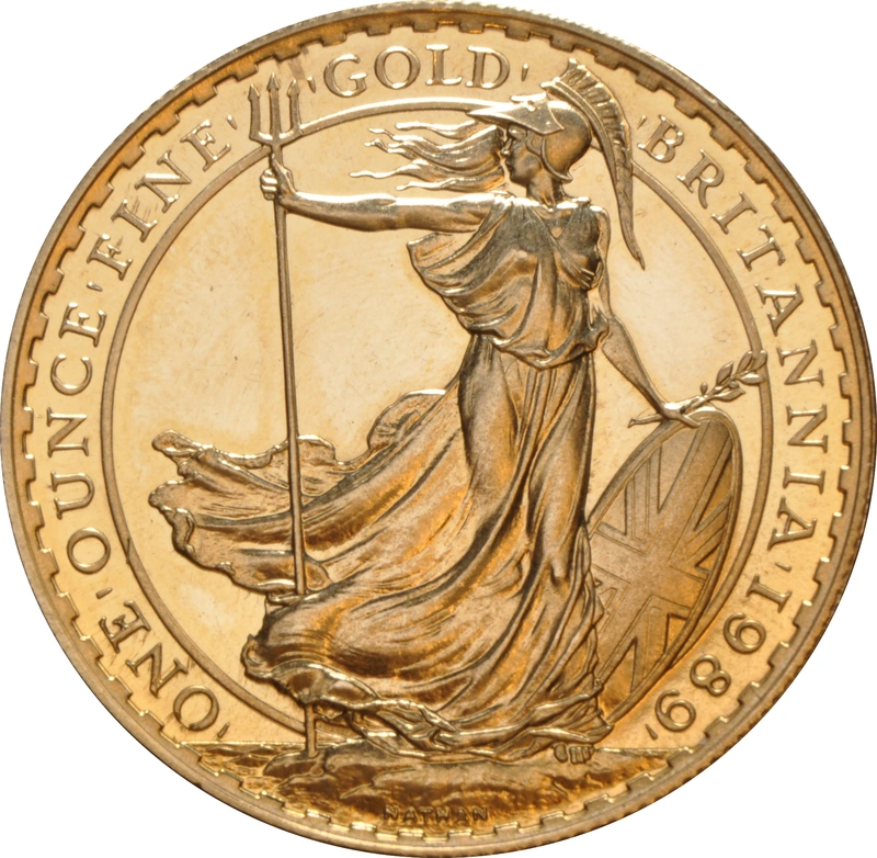 1989 1oz Gold Britannia Bullion Coin - 22ct