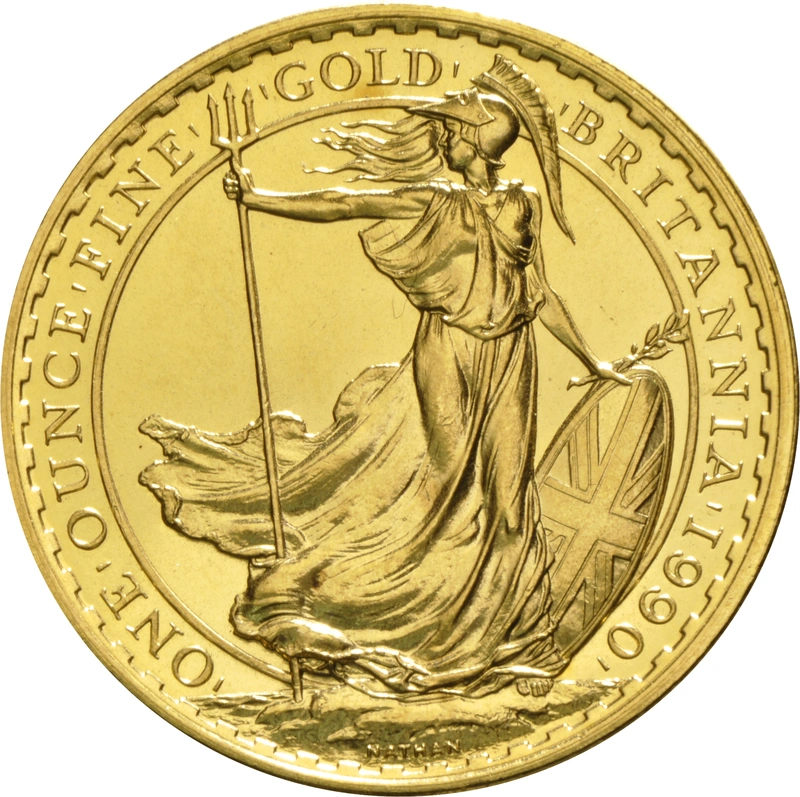 1990 1oz Gold Britannia Bullion Coin - 22ct